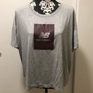 NEW BALANCE Crop T-shirt top